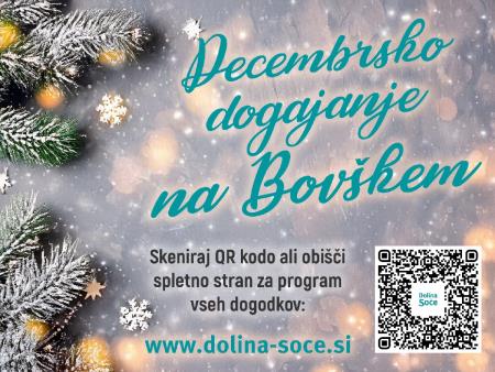Decembrsko dogajanje - program dogodkov Bovec